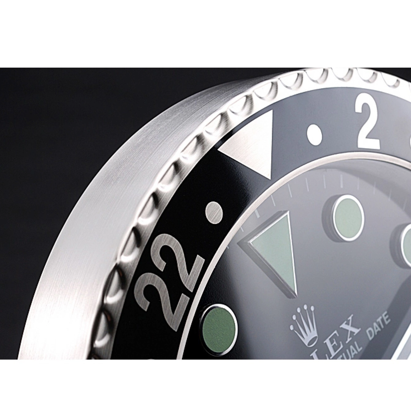 Aaa replica watch Rolex 622478 Wall Master Black-Red II GMT Clock 0630